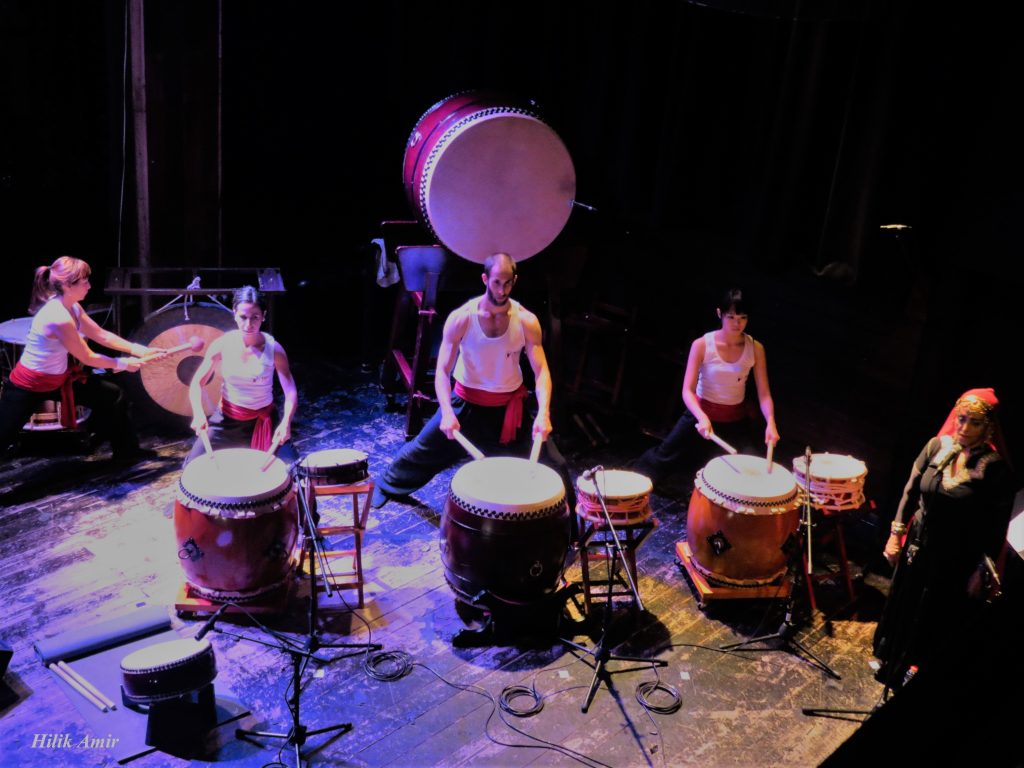 טאייקו לייף וצביה בר-אברבנאל- בבית היוצר בנמל תל-אביב 16-5-2017